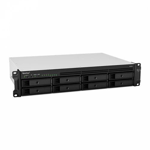 Synology RackStation RS1221+ NAS/storage server Rack (2U) Ryzen Embedded V1500B 4 GB DDR4 DiskStation Manager Black