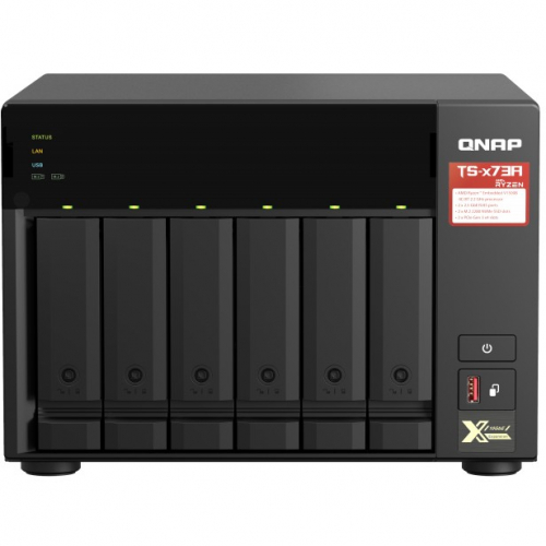 QNAP TS-673A NAS-Server 6Schächte AMD Ryzen Embedded V1500B 2.2 GHz SATA 6Gb/s