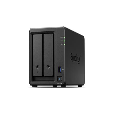 Synology DS723+ 2-bay/AMD Ryzen R1600/2-core 2.6 (base)/3.1 (turbo) GHz/2GB DDR4/2 x 3.5