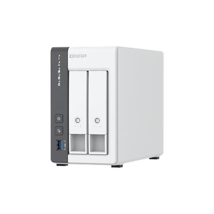 QNAP 2-bay 2.5 GbE NAS with Integrated NPU | TS-216G | ARM 4-core | Cortex-A55 | Processor frequency 2.0 GHz | 4 GB