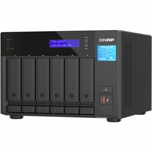 QNAP TVS-h674T-i5-32G Intel Core i5-12400 120TB 6xSeagate ST20000NM007D 5 Years ARP Assembly + Test