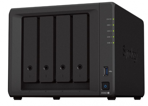 Synology Server NAS DS923+ 4x0HDD 4GB R1600 2xRJ45 1xeSATA 2xUSB 3.2.1