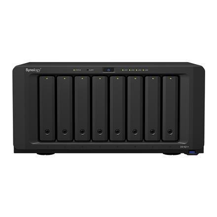 Synology | Tower NAS | DS1821+ | Up to 8 HDD/SSD Hot-Swap | AMD Ryzen | Ryzen V1500B Quad Core | Processor frequency 2.2 GHz | 4 GB | DDR4