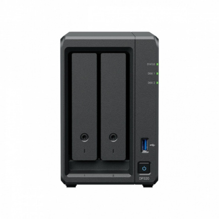 Synology Server NAS DP320 AMD R1600 1x8GB 2x8TB 8GB RAM 3Y