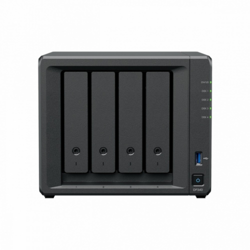 Synology Server NAS DP340 AMD R1600 16GB 4x8TB 2x400G 3Y