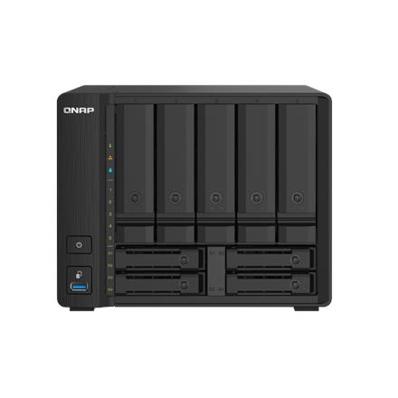 QNAP | 9-Bay QTS NAS | TS-932PX-4G | Up to 9 HDD/SSD Hot-Swap | AnnapurnaLabs Alpine | AL324 ARM Cortex-A57 Quad-Core | Processor frequency 1.7 GHz | 4 GB | DDR4