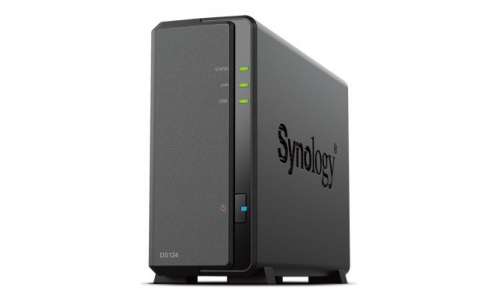 Synology Server DS124 1x0HDD RTD1619B 1GB DDR4 1xRJ45 2xUSB 2Y