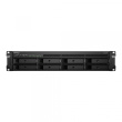 Synology RackStation RS1221RP+ NAS/storage server Rack (2U) Ryzen Embedded V1500B 4 GB DDR4 0 TB DiskStation Manager Black