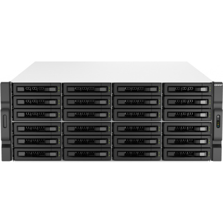 QNAP TS-h3087XU-RP-E2378-64G Intel Xeon E-2378 8 Cores/16 Threads 64GB ECC DDR4 4x16 30-Bay 4U rackmount NAS