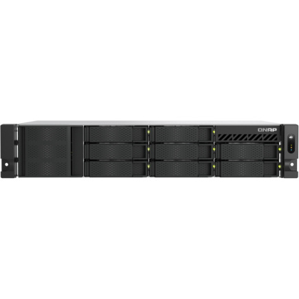 QNAP TS-855eU-8G 8-bay short depth rackmount NAS Intel Atom C5125 8C 2.8GHz 8GB RAM 2x2.5GbE 2xM.2 2280 2xPCIe Gen3 PSU