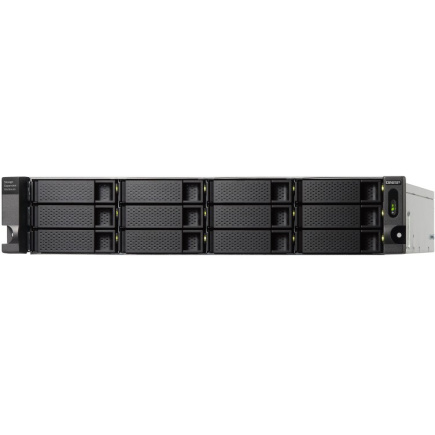 QNAP TL-R1200C-RP 12-bay 2U rackmount USB-C 3.1 Gen2 10Gbps JBOD expansion unit
