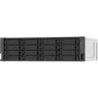 QNAP 16-Bay-Rackmount-NAS AMD Ryzen V1000-Serie V1500B 4C/8T 2,2GHz 16GB DDR4-RAM 2x2,5 GbE LAN optionale 10GbE und M.2