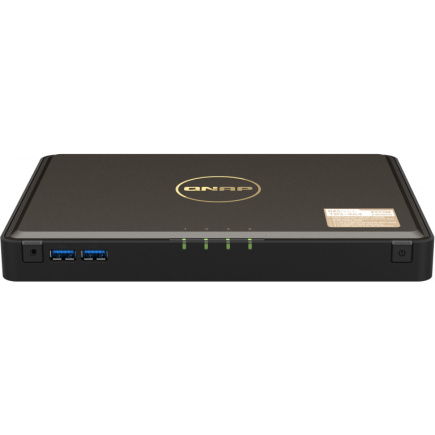 QNAP TBS-464-8G Intel Celeron N5105/N5095 quad-core 1.5GHz processor burst up to 2.9GHz 8GB DDR4 RAM