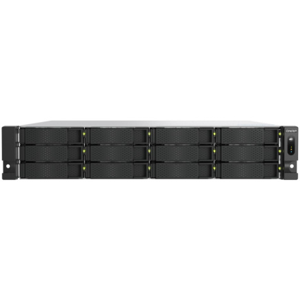 QNAP TS-h1277AXU-RP-R7-32G 2U 12-bay NAS AMD Ryzen 7 Pro 7745 8C/16T boost up to 5.3GHz 32GB DDR5 non-ECC RAM