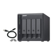 QNAP | 4-Bay | TR-004 | Up to 4 HDD/SSD Hot-Swap | Micro processor with hardware RAID