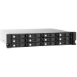 QNAP TL-R1220SEP-RP 12-bay 2U rackmount SAS 12Gbps JBOD expansion enclosure with SAS expander 12Gbps & SAS/SATA 6Gbps drives