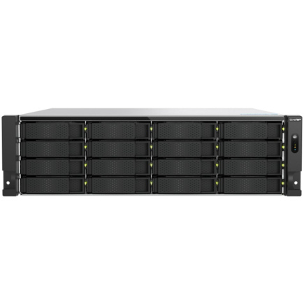 QNAP TS-h1677AXU-RP-R7-32G 3U 16-bay NAS AMD Ryzen 7 Pro 7745 8C/16T boost up to 5.3GHz 32GB DDR5 non-ECC RAM