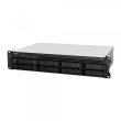 Synology RackStation RS1221+ NAS/storage server Rack (2U) Ryzen Embedded V1500B 4 GB DDR4 0 TB DiskStation Manager Black