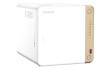 QNAP TS-462-4G NAS/storage server Tower Intel® Celeron® N4505 4 GB DDR4 0 TB QNAP QTS White