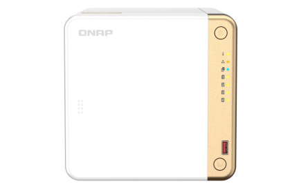 QNAP TS-462-4G NAS/storage server Tower Intel® Celeron® N4505 4 GB DDR4 0 TB QNAP QTS White