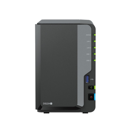 Synology DiskStation DS224+ NAS/storage server Desktop Intel® Celeron® J4125 2 GB DDR4 0 TB Must