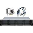 QNAP TL-R1200S-RP 12-bay 2U rackmount SATA JBOD expansion unit redundant PSU