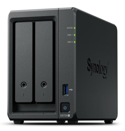 Synology DiskStation DS725+ NAS/storage server Ryzen Embedded R1600 4 GB DDR4 0 TB Must