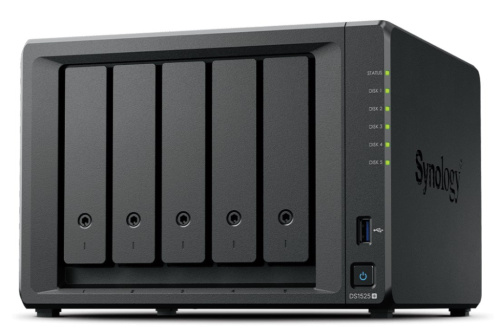 Synology DiskStation DS1525+ NAS/storage server Ryzen Embedded V1500B 8 GB DDR4 0 TB Must