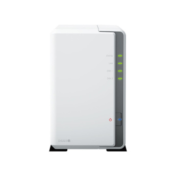 Synology DiskStation DS223J NAS/storage server Desktop Realtek RTD1619B 1 GB DDR4 DiskStation Manager Valge