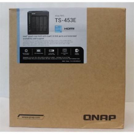Taastatud. QNAP TS-453E-8G 4-bay desktop NAS, Intel Celeron J6412 4C 2.0GHz, burst 2.6GHz, onboard 8GB RAM, 2 x HDMI 1.4b, 2x M.2 2280 PCIe s | QNAP | 4-Bay desktop NAS | TS-453E-8G | Up to 4 HDD/SSD Hot-Swap | Intel Celeron | J6412 Quad-Core | Processor