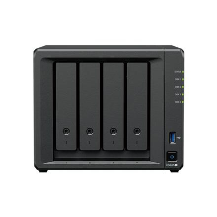 Synology DiskStation | DS425+ | Intel Celeron | J4125 | Processor frequency 2.0 GHz | 2 GB | DDR4 | Black
