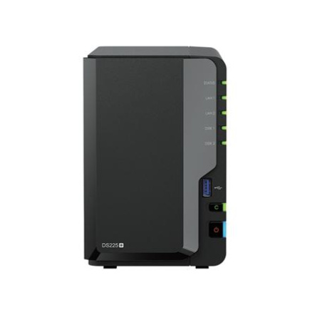 Synology DiskStation | DS225+ | Intel Celeron | J4125 | 2 GB | DDR4 | Black