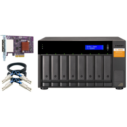 QNAP TL-D800S 8-bay desktop SATA JBOD expansion unit