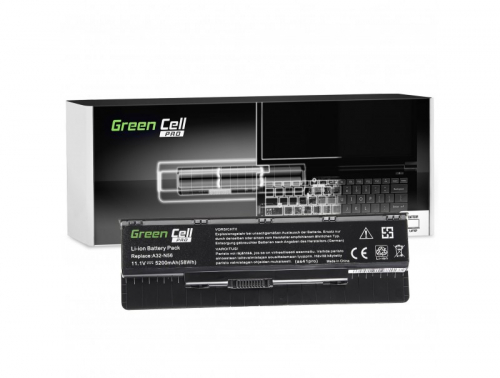 Green Cell Battery PRO Asus A32-N56 11,1V 5,2Ah