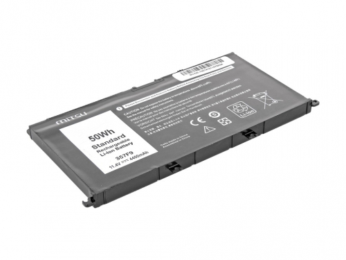 Mitsu Battery for Dell Inspiron 15 (7557), 15 (7559) 4400 mAh (50 Wh) 11.4 Volt