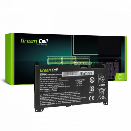 Green Cell Battery for HP RR03XL 11,4V 3400mAh