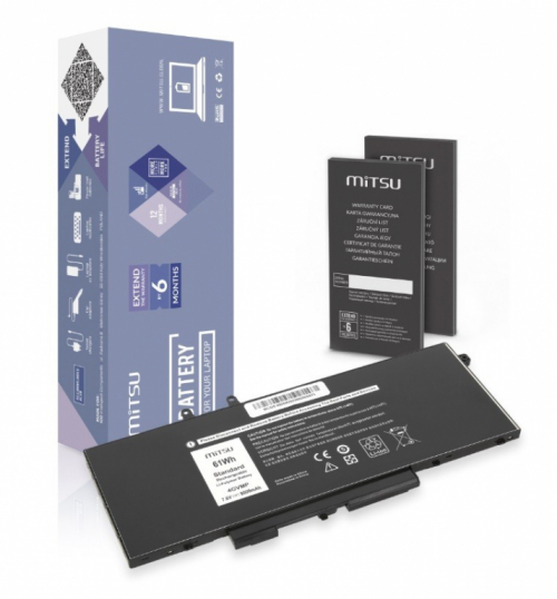 Mitsu #MITSU DELL 4GVMP 8000 mAh (61Wh) 7,6V (7,4V)
