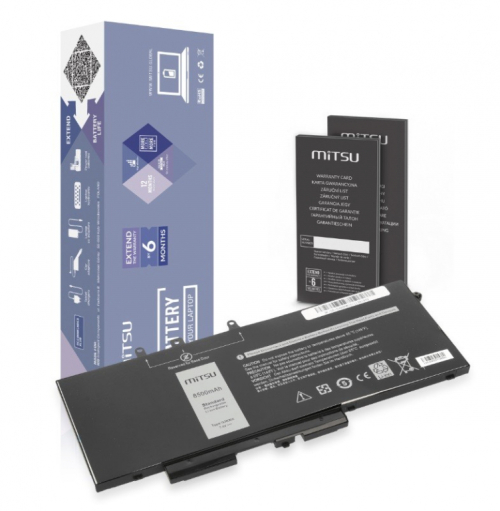 Mitsu MITSU DELL LATITUDE 8500mAh 64,6Wh 7,6V