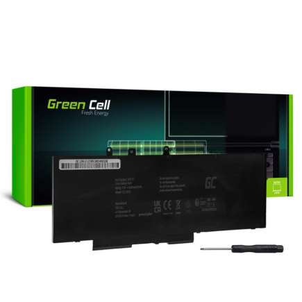 Green Cell Notebook battery 93FTF GJKNX 7,6V 6200mAh for Dell Latitude 5290 5490 5580