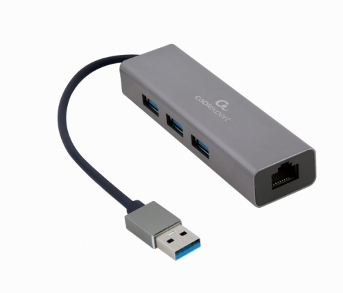 Gembird USB-AM to LAN GbE Hub 3xUSB 3.0