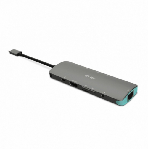i-Tec USB-C Metal Nano Docking Station 4K HDMI LAN + Power Delivery - Docking station - USB-C 3.1 - HDMI - GigE 