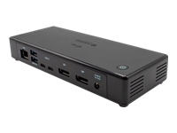 I-TEC Thunderbolt3/USB-C Dual DisplayPort 4K Docking Station 2x DP 1x GLAN 1x USB 3.1 2xUSB 3.0 2xUSB-C Data 1x Autio/Mic 85W PD KL
