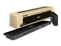 CLUB 3D USB 3.2 Gen1 Type C Triple Display Dynamic PD Charging Docking Station