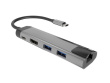 Natec Multi Port Fowler Go USB-C PD, 2x USB 3.0
