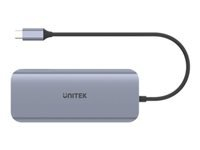 UNITEK Hub USB-C 3xUSB 3.1 PD Hdmi SD VGA RJ45 D1026B