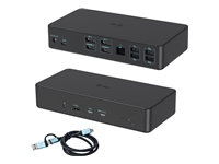 I-TEC USB 3.0 USB-C Thunderbolt 3 Professional Dual 4K Display Docking Station Generation 2 + Power Delivery 100W