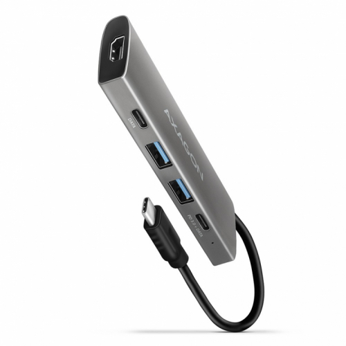 AXAGON Hub HMC-5G2 2x USB-A + 2x USB-C + HDMI, USB-C 3.2 Gen 2 10Gbps, PD 60W, 13cm USB-C cable