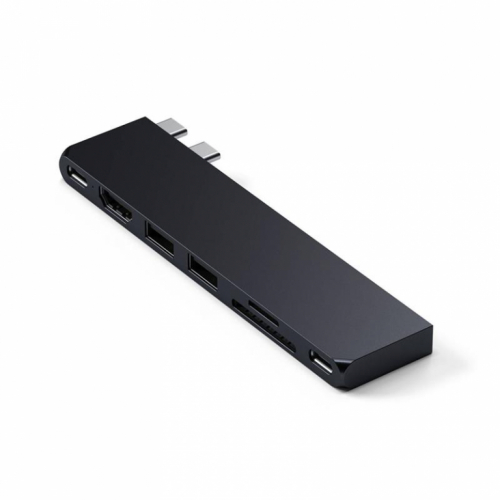 Satechi Pro Hub Slim, must - USB jagaja / ST-HUCPHSD