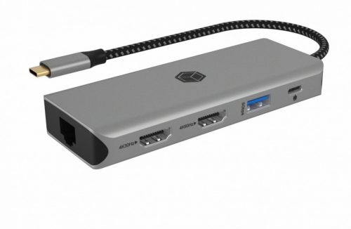 IcyBox ICY BOX IB-DK4012-CPD 9in1, 2x HDMI, 4K60Hz