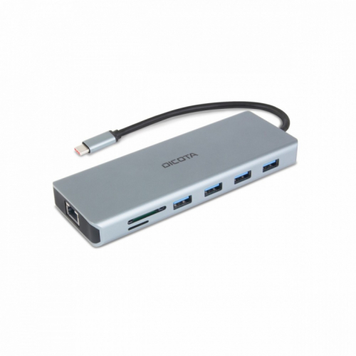 DICOTA USB-C 13-in-1 Dock 4K HDMI/DP PD 100W